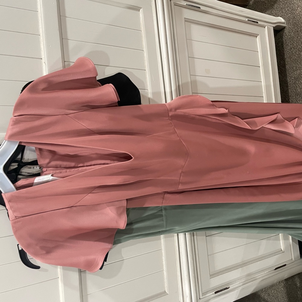David's Bridal Blush Gown